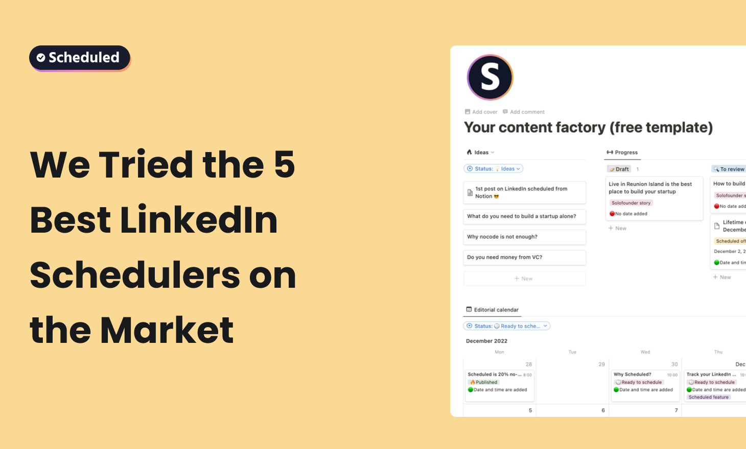 We Tried the 5 Best LinkedIn Schedulers on the Market