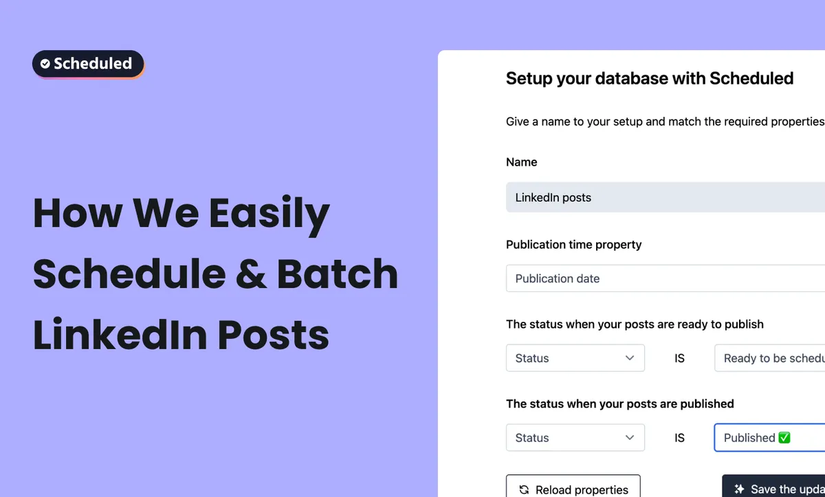 How We Easily Schedule & Batch LinkedIn Posts
