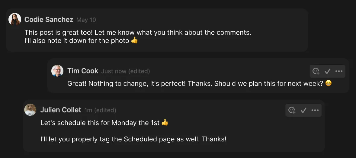 Centralize collaboration with your clients