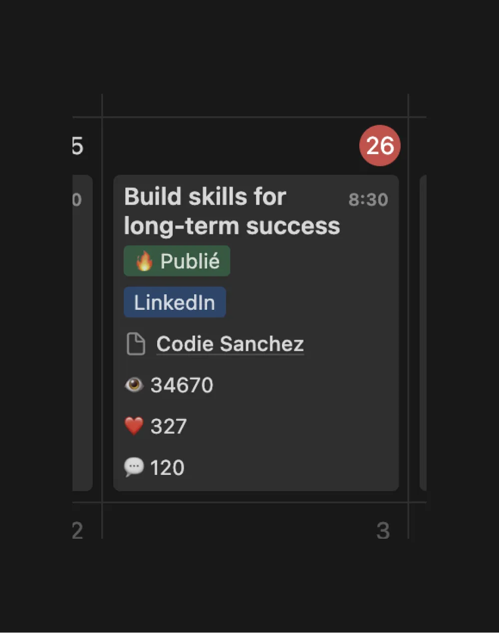 Get stats automatically in Notion